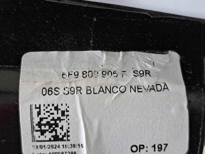 фото №9, Крышка заливка топлива замок крышка ls9r бензин seat arona fr рестайлинг 24r 9.032km