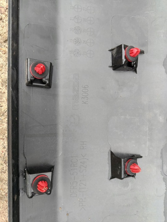 фото №8, Планка двері праві зад задня mazda cx30 cx-30 dfr5-51rc1 2019-