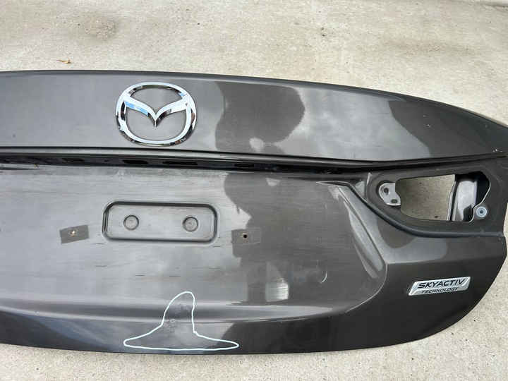 фото №6, Крышка зад задняя mazda 6 iii gj od 2012 sedan