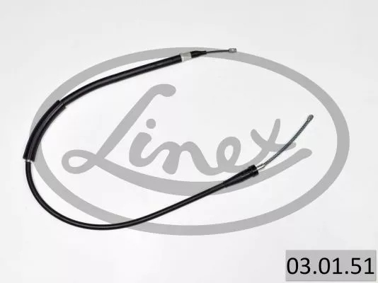 фото №2, Linex 03.01.51 трос тормоза audi a2 левый/правый 03-