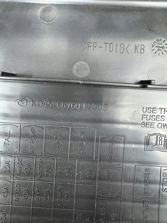 фото №7, Коробка предохранителей mazda cx5 cx-5 2012-2017r kd45-6676