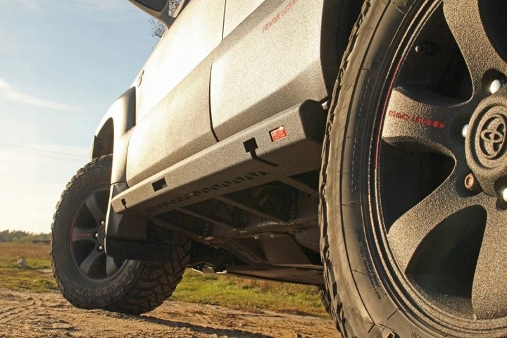 фото №9, Сталеві пороги бічні toyota land cruiser 120 more 4x4