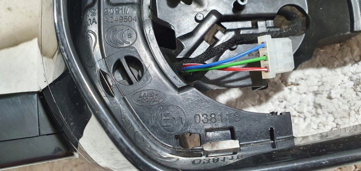 фото №9, Дзеркало електричний праве land rover discovery 8pin eu