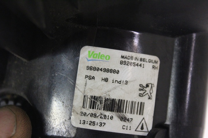 фото №5, Галоген правые peugeot 308 t7 w бампер перед