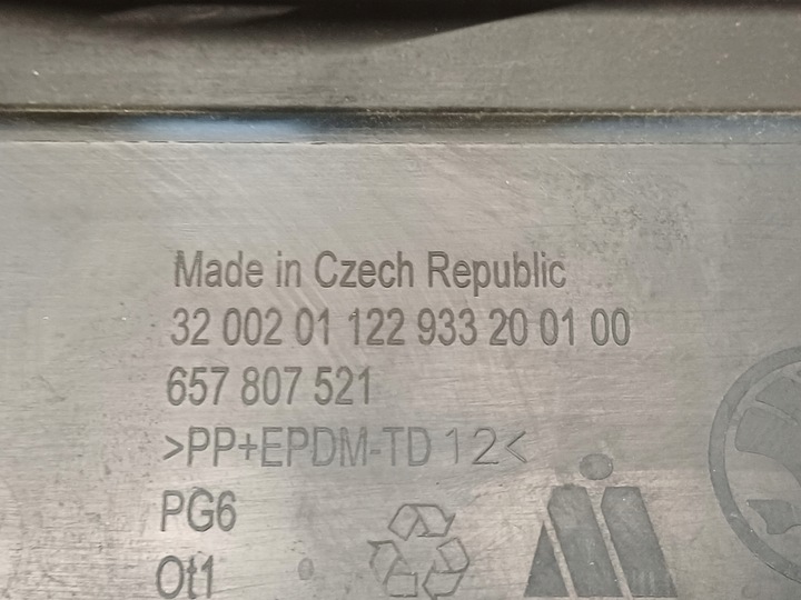 фото №8, Skoda scala 19- спойлер накладка бампера зад 657807521