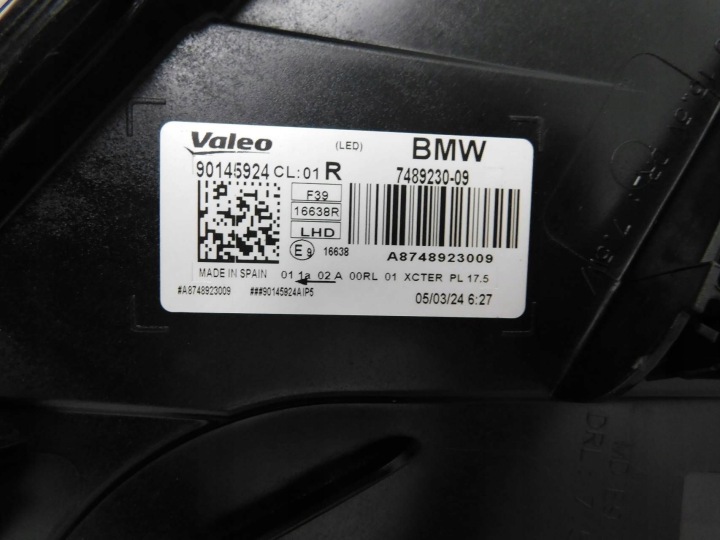 фото №16, Фара перед сторона права bmw x2 f39 90145924