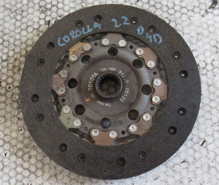фото №3, Corolla verso 2.2 d4d сцепление диск прижим