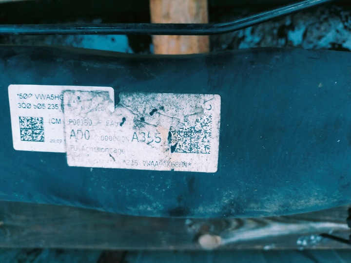 фото №5, Балка подвешивание зад задняя ось vw audi 3q0505235n