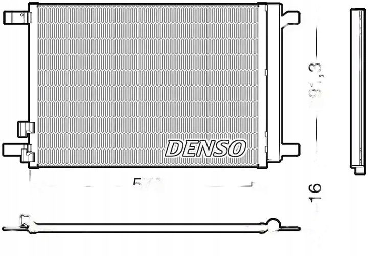 фото №1, Конденсатор радіаторів кондиціонера dcn32066 denso