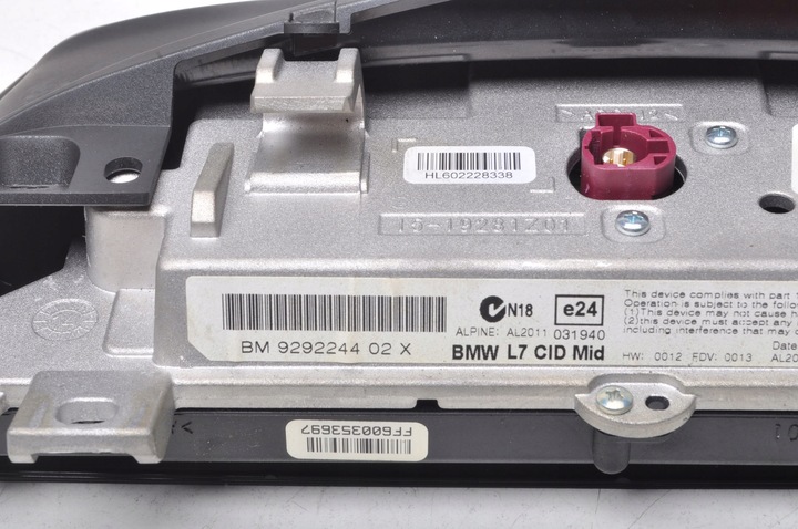 фото №6, Bmw f20 f21 f22 дисплей экран навигации 9292244