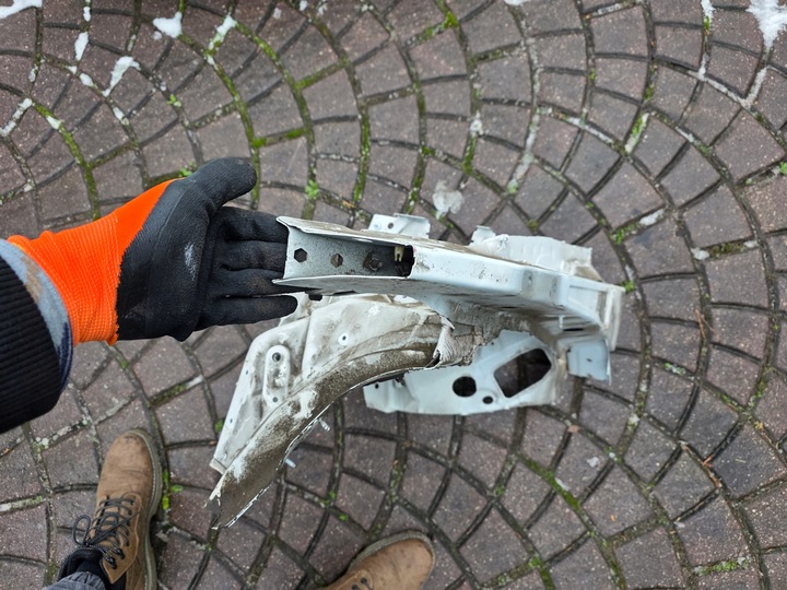 фото №5, Фартух лонжерон лівий ліва чверть носик audi q5 80a fy