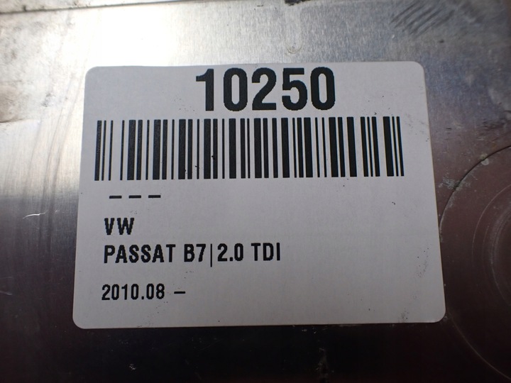 фото №7, Компьютер блок управления двигателя vw passat b7 2.0 tdi sedan dsg 03l907309n 10250