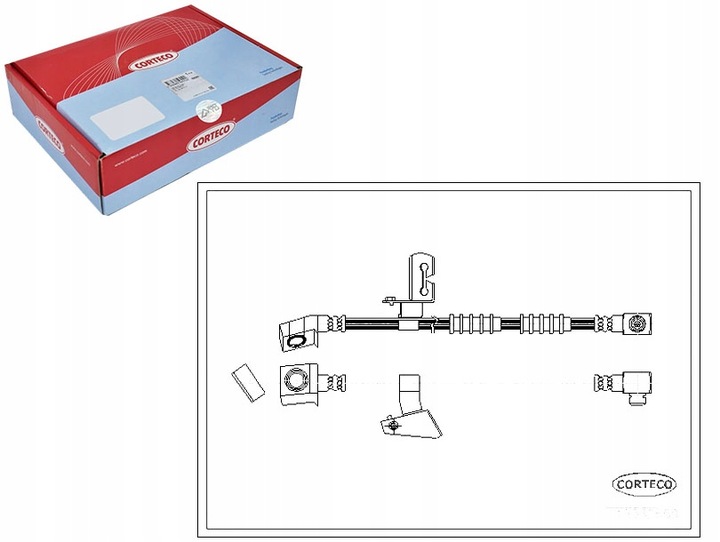 фото №1, Шланг гальмівний гнучкий chrysler corteco