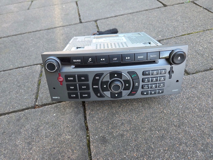 фото №1, Citroen c5 i рестайлинг радио навигация rt3-n3-10 mp3 96632914yw 2006r