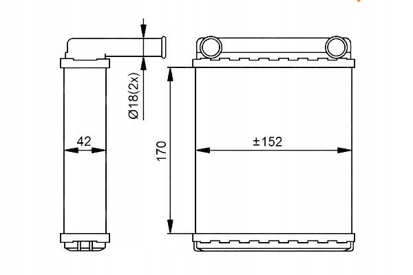 фото №1, Nrf отопитель mercedes sprinter 95- з отопление