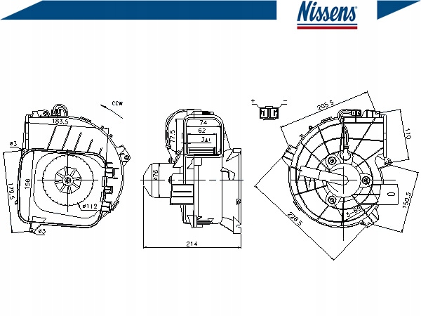 фото №2, Вентилятор воздуходувка opel combo tour 1.6