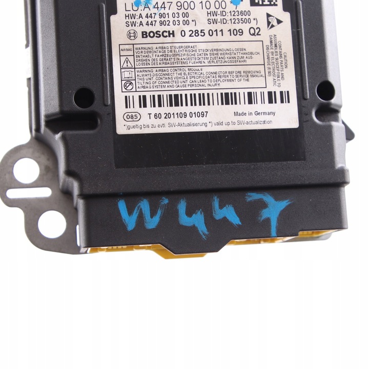 фото №11, Mercedes vito w447 модуль подушек воздушных подушка безопасности ecu a4479001000