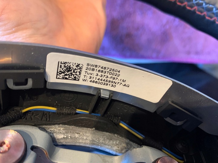 фото №11, Руль m-power bmw x3m f97 x4m f98 x3 g01 x4 g02 с подогревом лепестки asysten