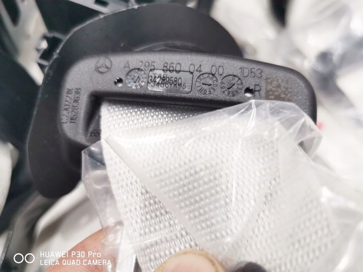 фото №7, Mercedes eqe v295 4 x ремни безопасности перед i зад серый натяжители новое