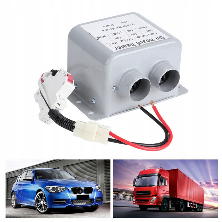 фото №15, 12v 800w отопитель автомобильная радиатор