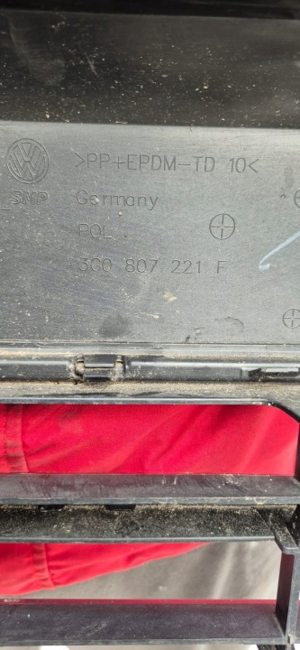 фото №14, Vw passat b8 рестайлинг highland 18- бампер перед передний решётка 6xpdc 3g0807221f