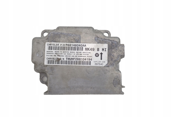 фото №1, Jeep compass модуль датчик air bag p68186642ad