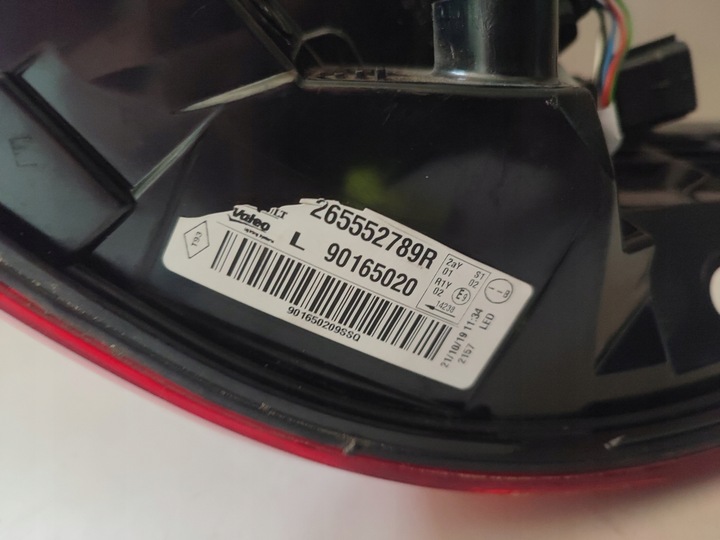 фото №8, Лампа задняя левая левый зад renault kadjar 265552789r