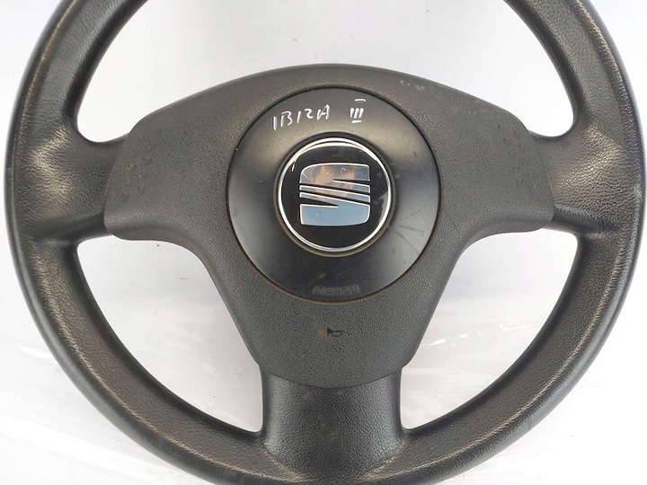 фото №11, Кермо подушка подушка безпеки знак логотип seat ibiza 3 iii хетчбек 6l1
