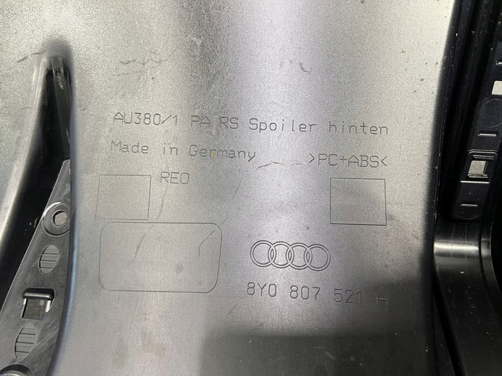 фото №6, Audi a3 rs3 накладка спойлер 8y0807521a