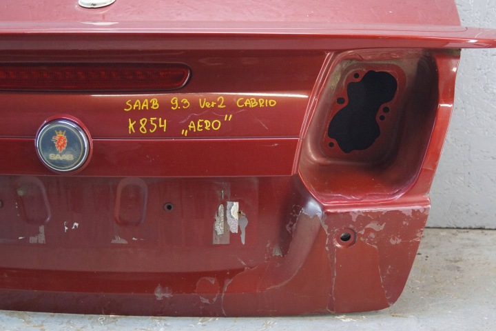 фото №9, Saab 9-3 ii 93 cabrio крышка зад aero спойлер k854