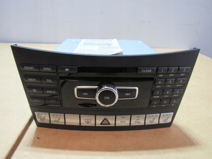 фото №1, Mercedes cls w218 218 радио cd команд считыватель sd панель a2129003527