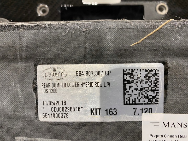 фото №7, Bugatti chiron карбон задний бампер 5b4803437