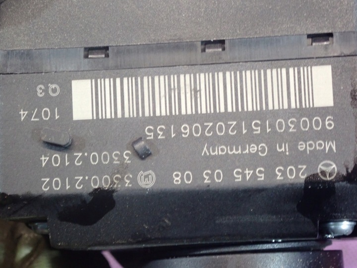 фото №8, Mercedes c-klasa w203 00-04 2.0 129km замок запалювання ключ 2035450308