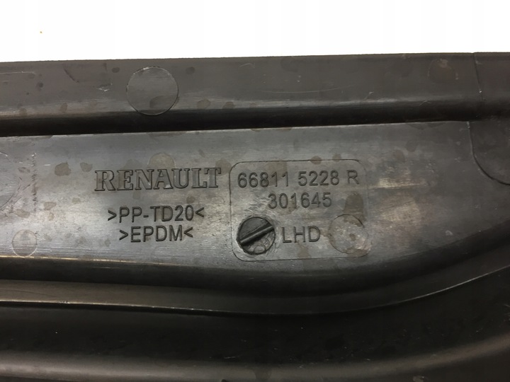 фото №8, Renault clio iv 4 рестайлинг панель под лобовым стеклом европа