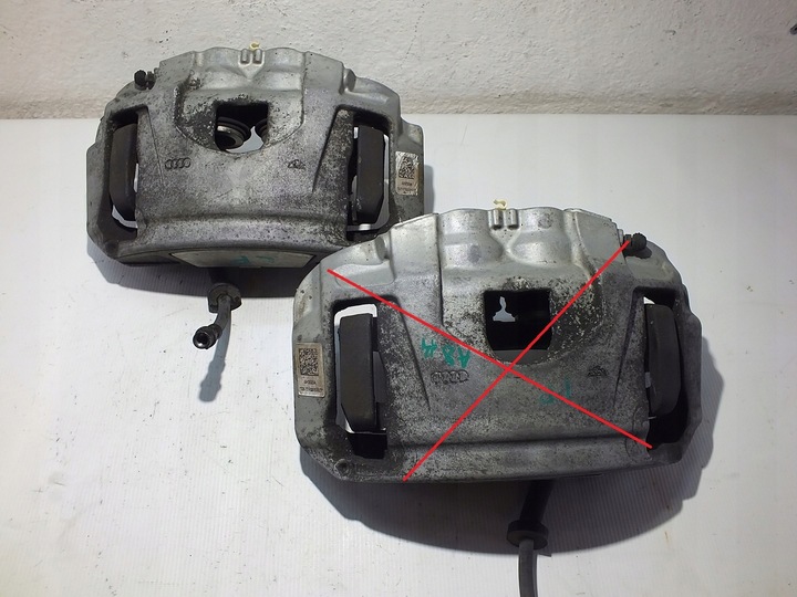 фото №1, Audi a8 d4 s8 4.0tfsi суппорт тормозной левый перед 380mm