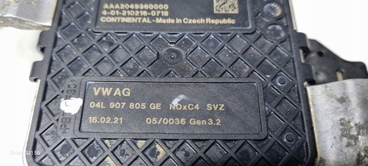 фото №8, Датчик nox crafter man 04l907805ge ns11a19j29d vwcargroup. pl