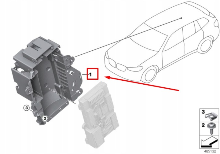 фото №12, Bmw x4 g02, f98 тримач na instrumenty 6842403 61356842403