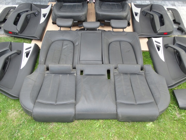 фото №13, Audi a6 c7 універсал avant 11-18 сидіння диван чорна шкіра комплект