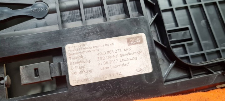 фото №10, A6 c7 4g рестайлинг пепельница перед передняя 1lq 4g0863273 a7 c7 4g