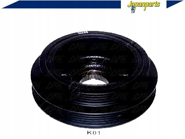 фото №2, Japanparts колесо ременное вала коленчатого kia