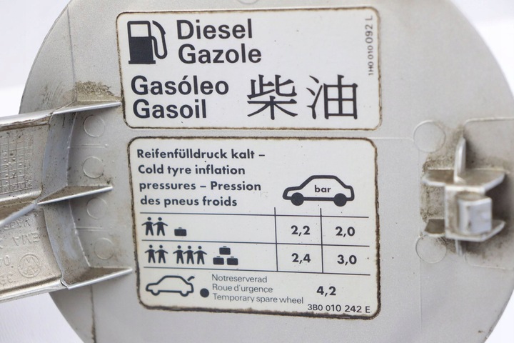 фото №7, Vw passat b5 крышка заливка топлива заливная горловина темно-зелёный 3b0809857e