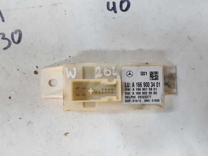 фото №1, Mercedes c класс w204 рестайлинг модуль блок управления света