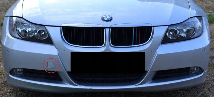фото №10, Bmw seria 3 e90 e91 стандарт 2004-2008 заглушка фаркоп перед оригинал