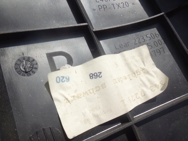 фото №6, Спинка диван зад задняя сиденье bmw e46 универсал кожа чёрная