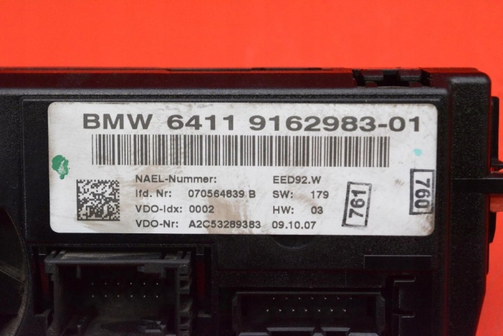 фото №9, Панель управление воздуховод климат 9162983 bmw e81 e87 рестайлинг 07-12