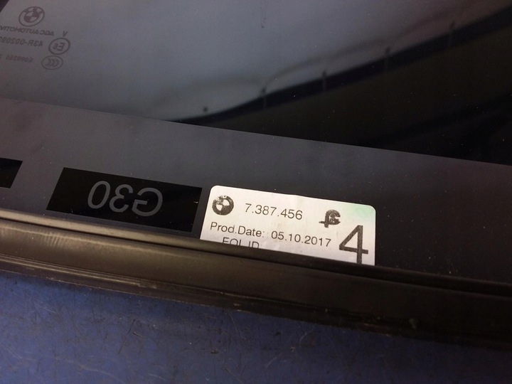 фото №5, Bmw 5 g30 стекло дверь зад правая треугольник 17r