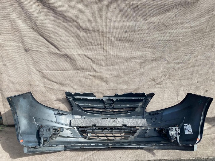 фото №12, Opel corsa d 06-11r бампер перед передній комплектний колір z20r 13211462