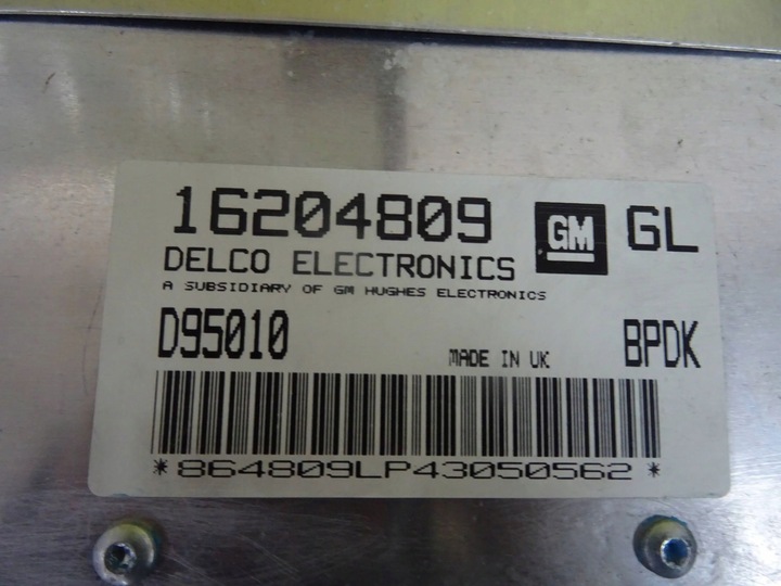 фото №2, Комп'ютер двигуна opel combo 1.4 16204809 nr1570