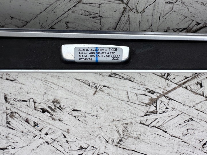 фото №6, A6 c7 універсал рейлінги дахові хромовані 4g9860021a 4g9860022a