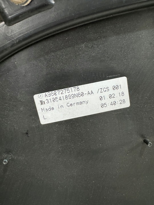 фото №4, Оббивка боковина двері лівих mercedes actros mp 4 a9607275178